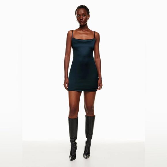 Aritzia Dresses & Skirts - Aritzia Ten by Babaton Passion Satin Mini Slip Dress